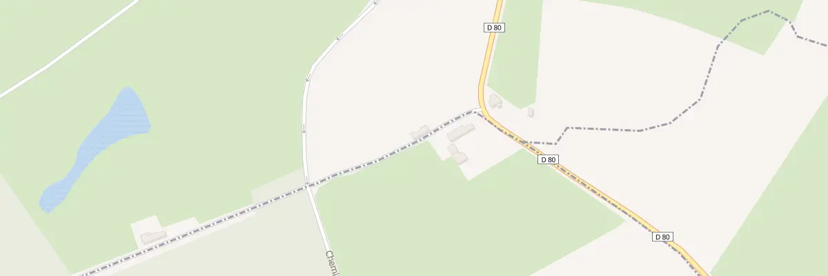 Plan du 1 Che de la Taquennerie à Beugnies