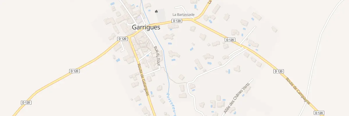 Plan du 5685F Rte de Campagne à Garrigues