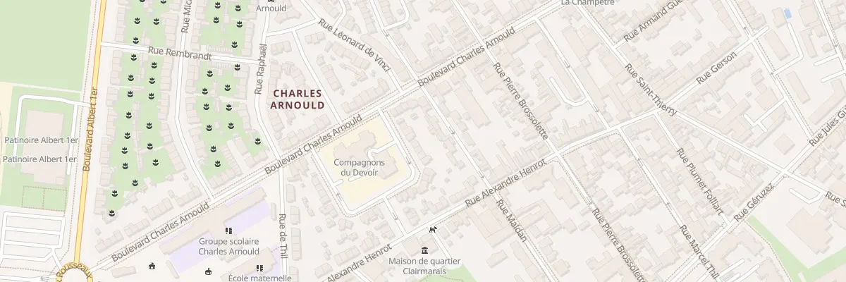 Plan du 7 Rue Claude Lorrain à Reims
