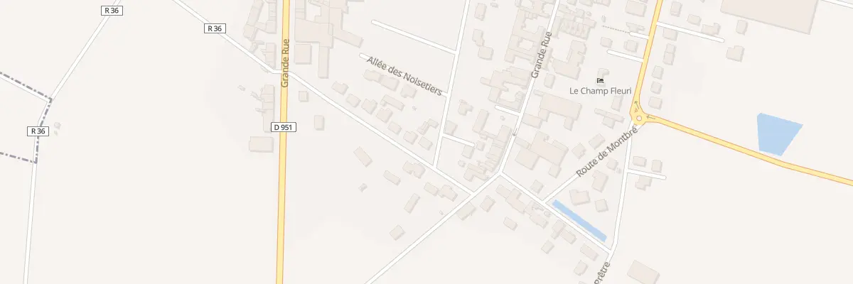 Plan du 2 Rue de l’Auberge à Champfleury