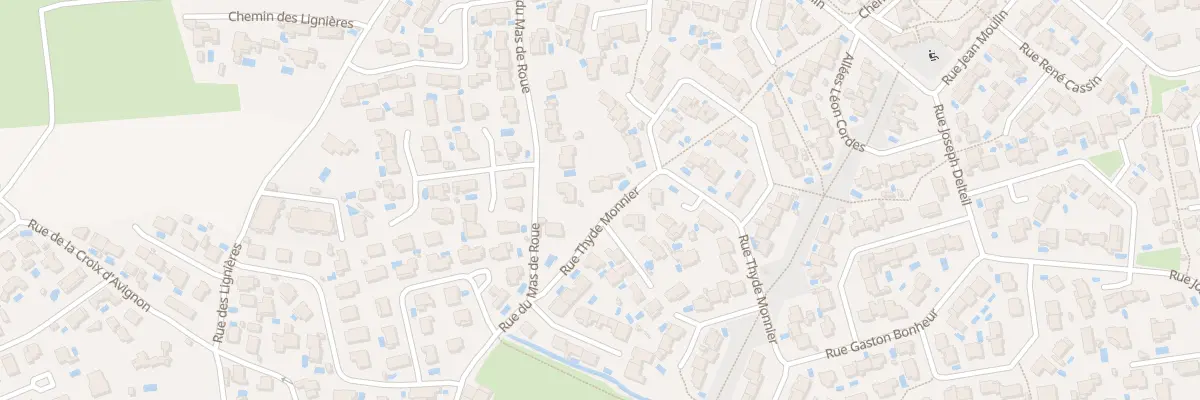 Plan du 3 Rue Thyde Monnier à Baillargues