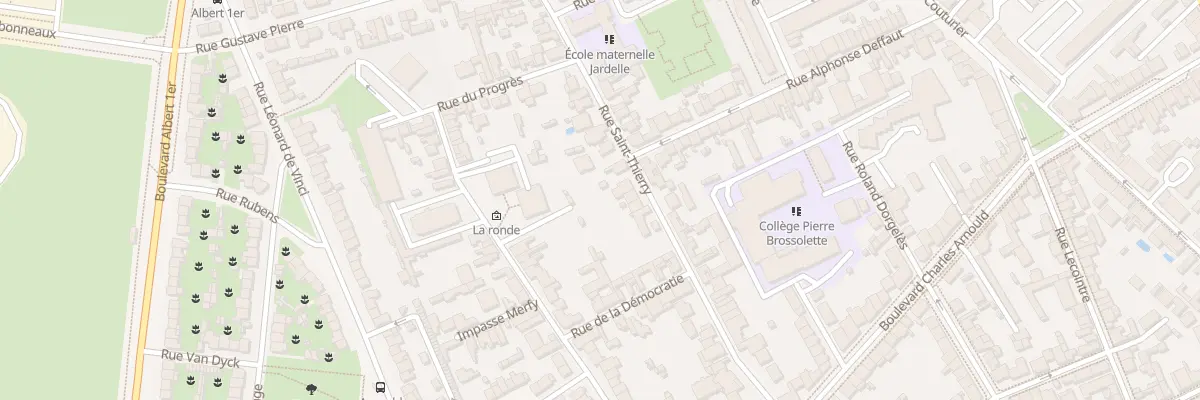 Plan du 95 Rue Saint-Thierry à Reims