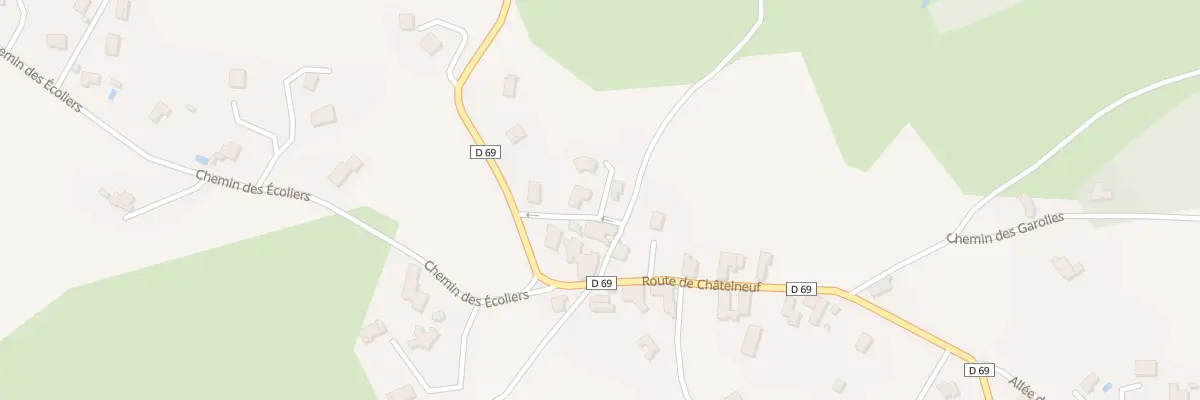 Plan du 70 Imp des Bondes à Essertines-en-Châtelneuf