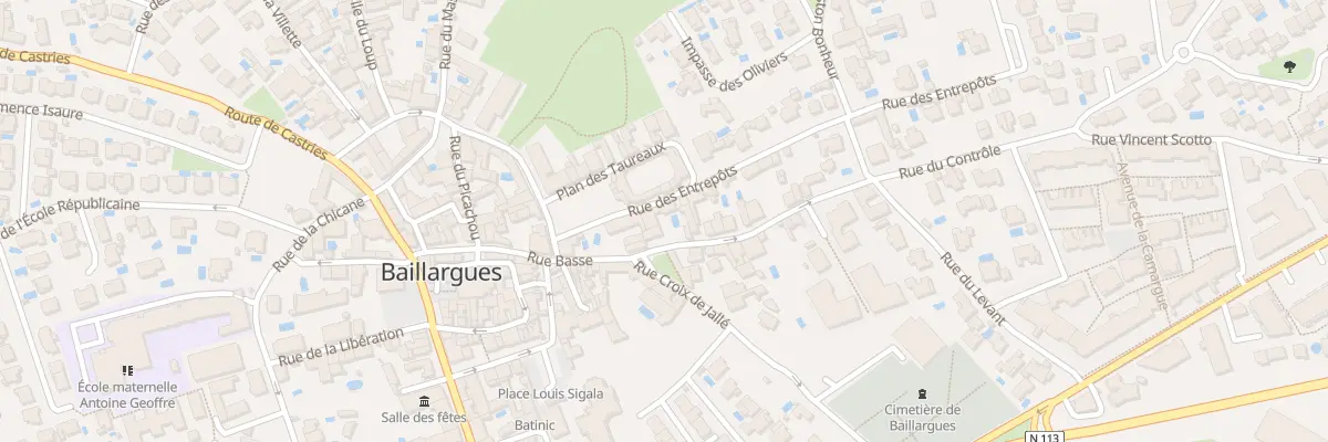Plan du 41 Rue du Controle à Baillargues