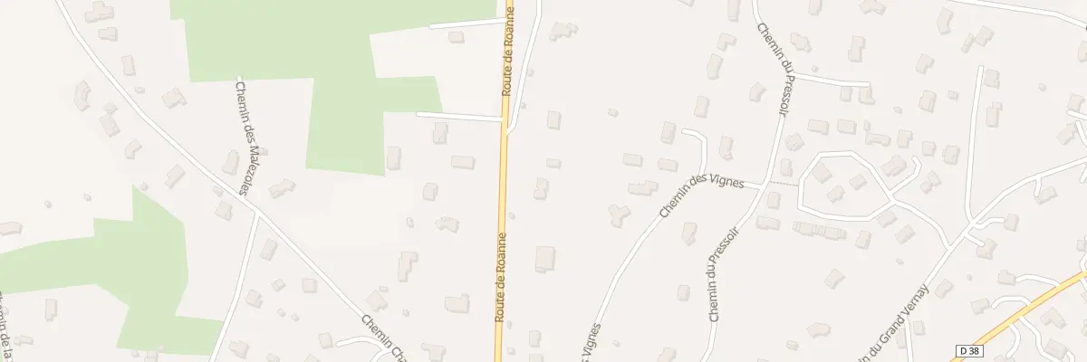 Plan du 560 Rte de Roanne à Saint-Germain-Laval