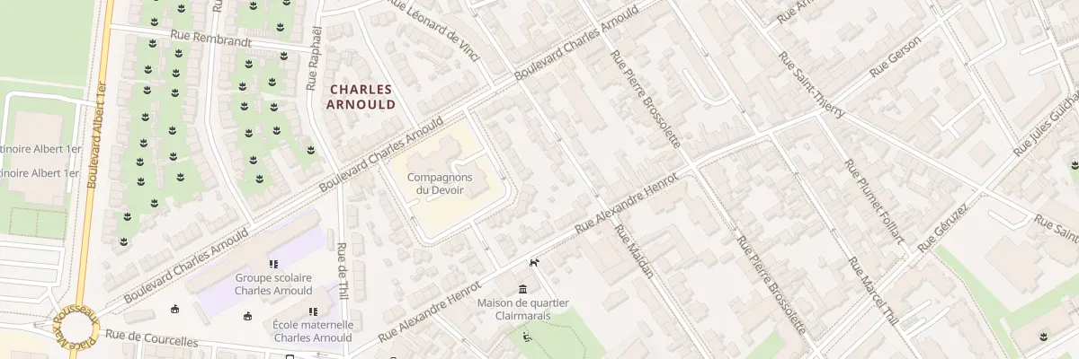 Plan du 15 Rue Claude Lorrain à Reims