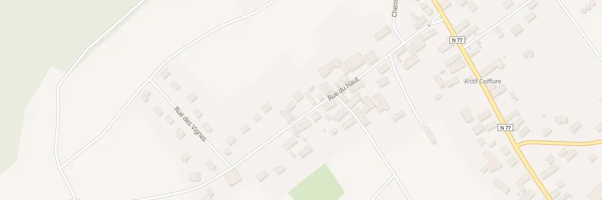 Plan du 12C Rue du Haut à Villery
