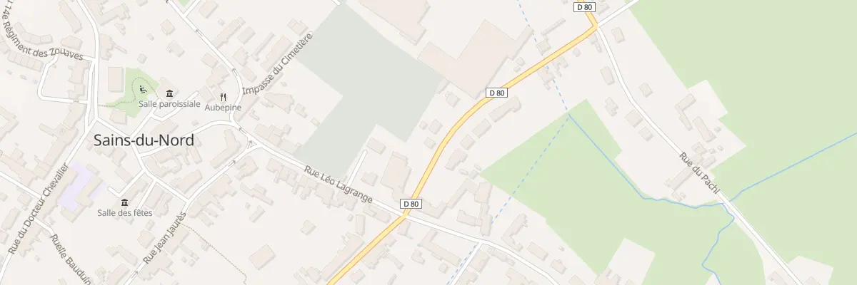 Plan du 3 Rue de Ramousies à Sains-du-Nord
