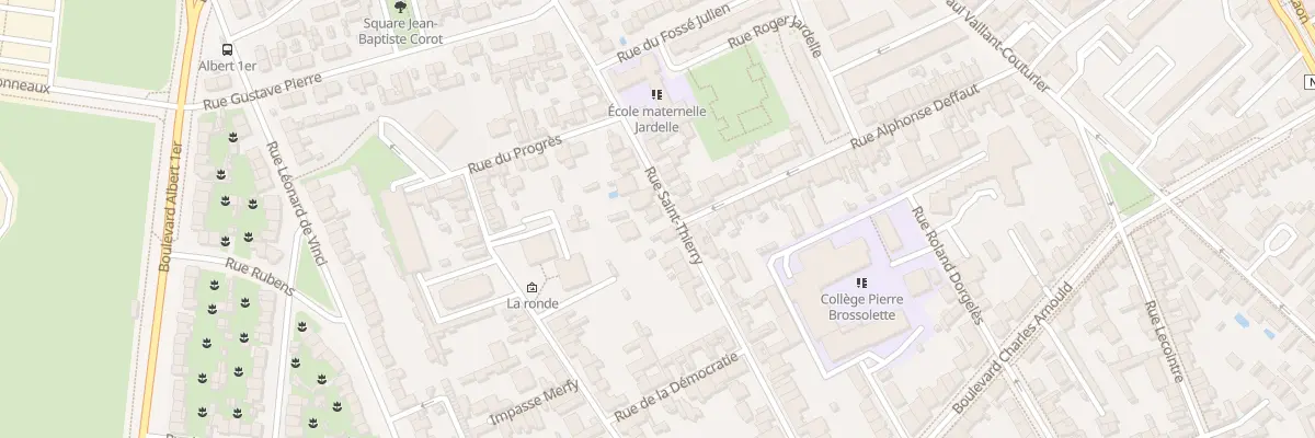 Plan du 101 Rue Saint-Thierry à Reims