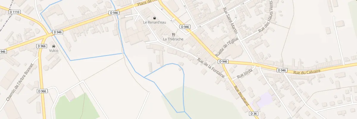 Plan du 6 Rue de la Fontaine à Montcornet