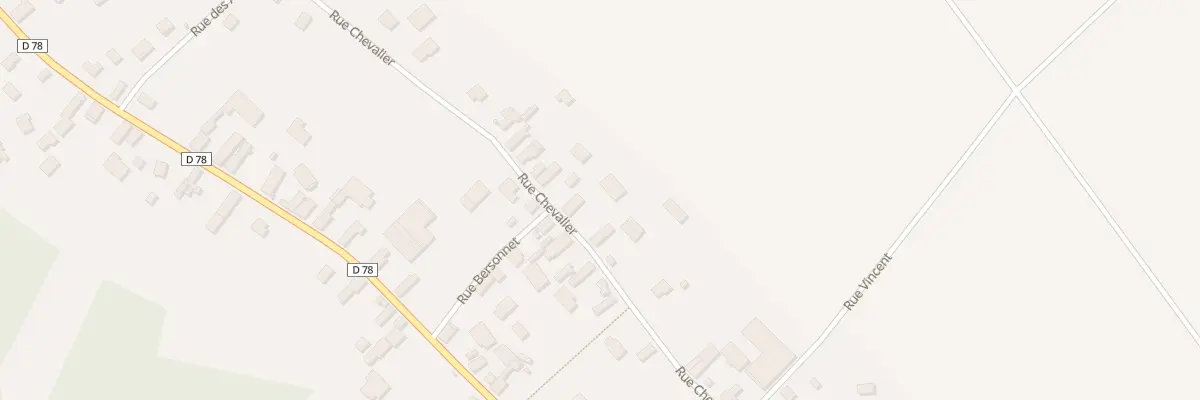 Plan du 36 Rue Chevalier à Mergey