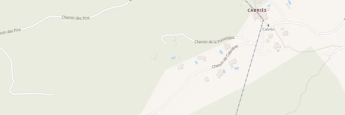 Plan du 210 Che du Cabrieret à Saint-Sébastien-d’Aigrefeuille