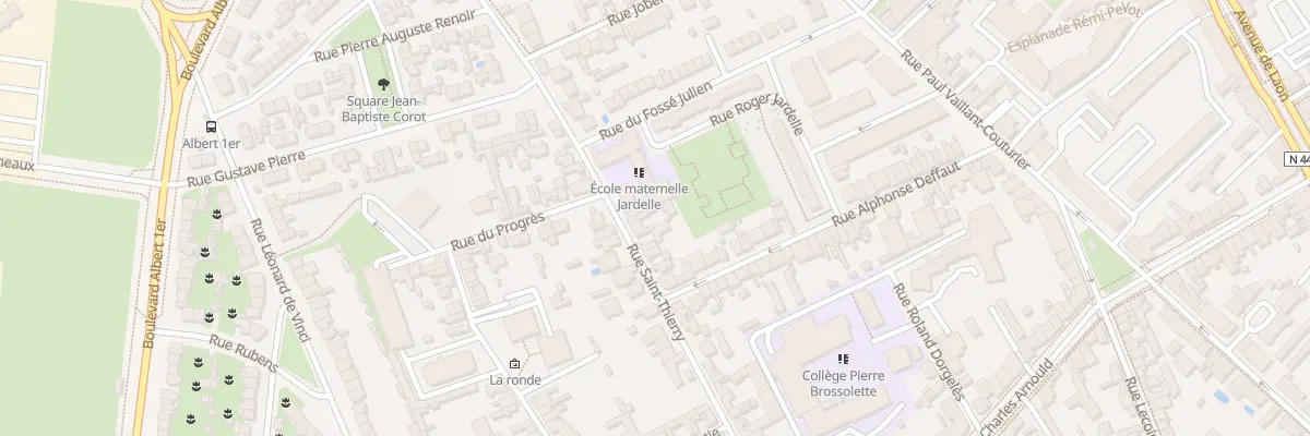 Plan du 94 Rue Saint-Thierry à Reims