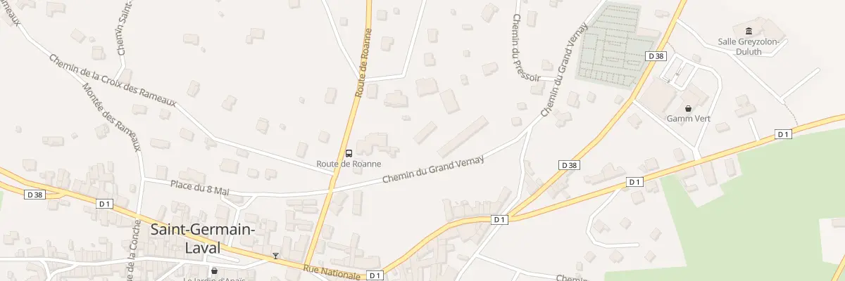 Plan du 123B Che du Grand Vernay à Saint-Germain-Laval