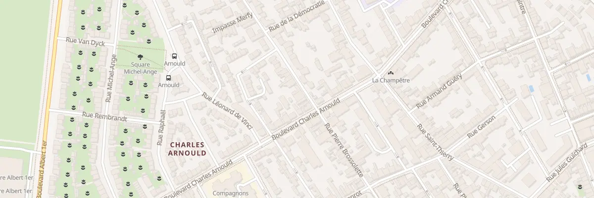 Plan du 109 Rue Pierre Brossolette à Reims