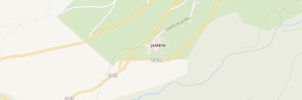 Plan du 26 Che de Jambin à Bard