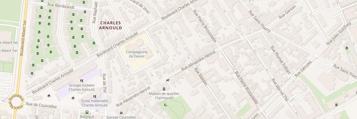Plan du 54 Rue Alexandre Henrot à Reims