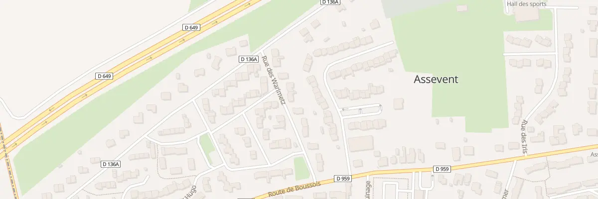 Plan du 14 Rue des Warimetz à Assevent