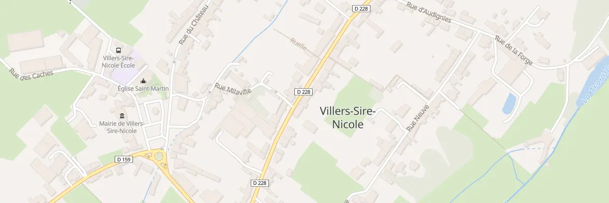 Plan du 18 Rue Albert Mathieu à Villers-Sire-Nicole