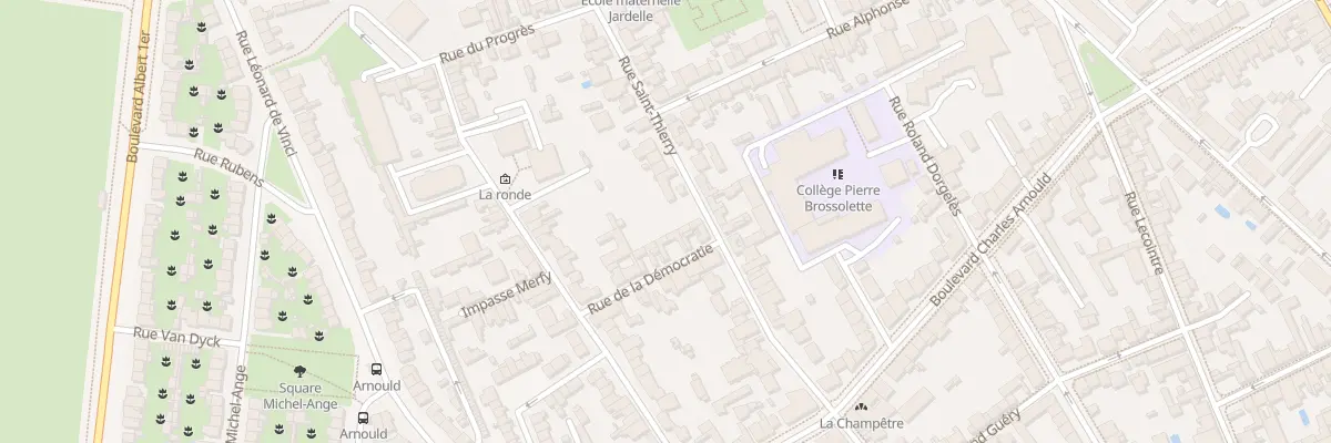 Plan du 87 Rue Saint-Thierry à Reims