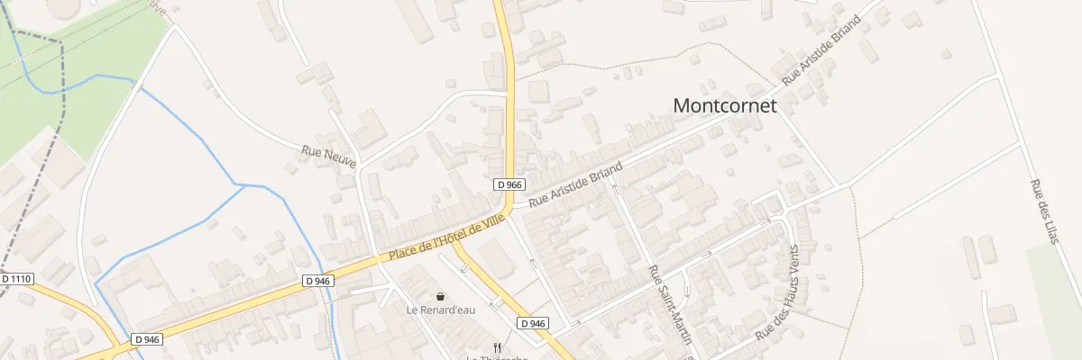 Plan du 7 Rue Aristide Briand à Montcornet