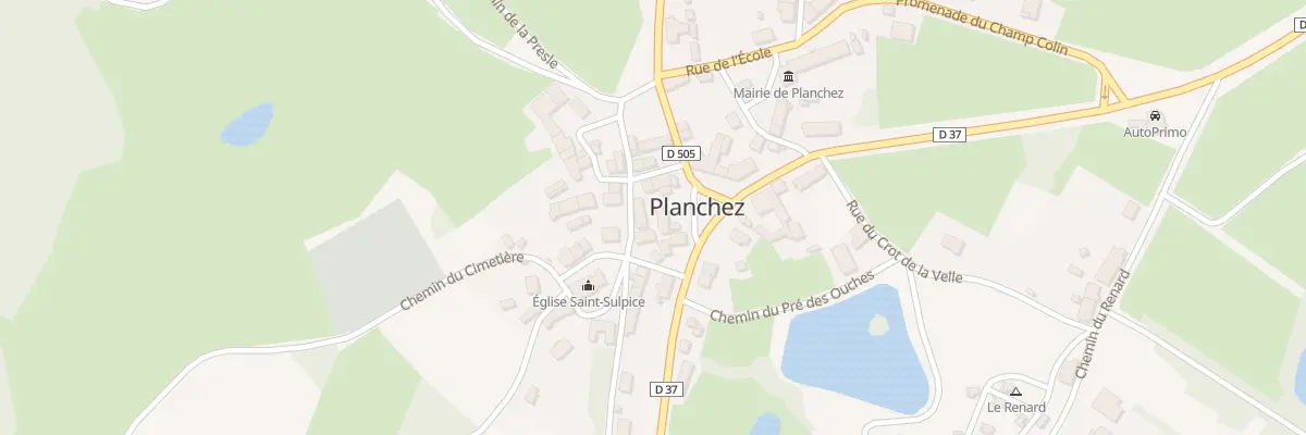 Plan du 5 Rue du 8 Mai 1945 à Planchez