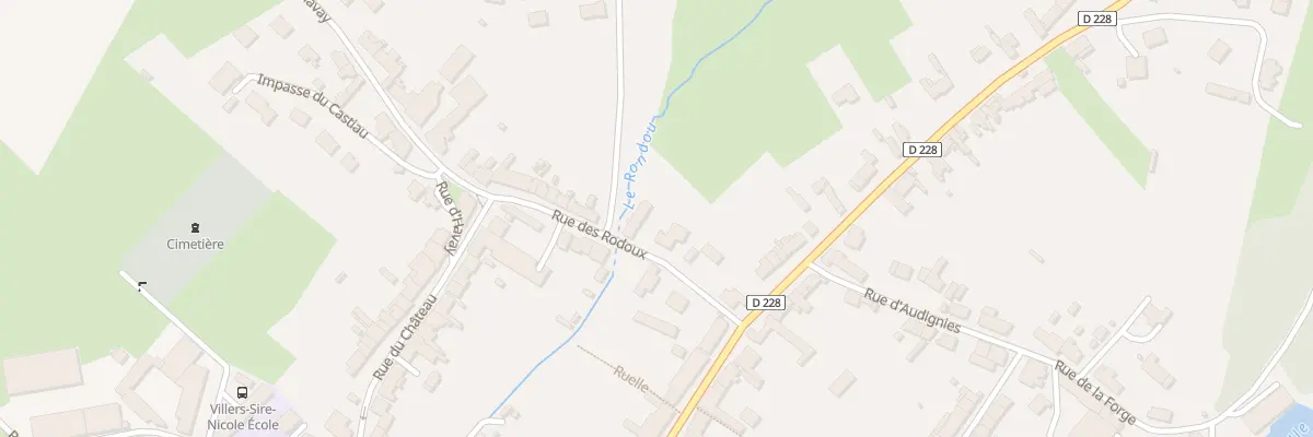 Plan du 4 Rue Rodoux à Villers-Sire-Nicole