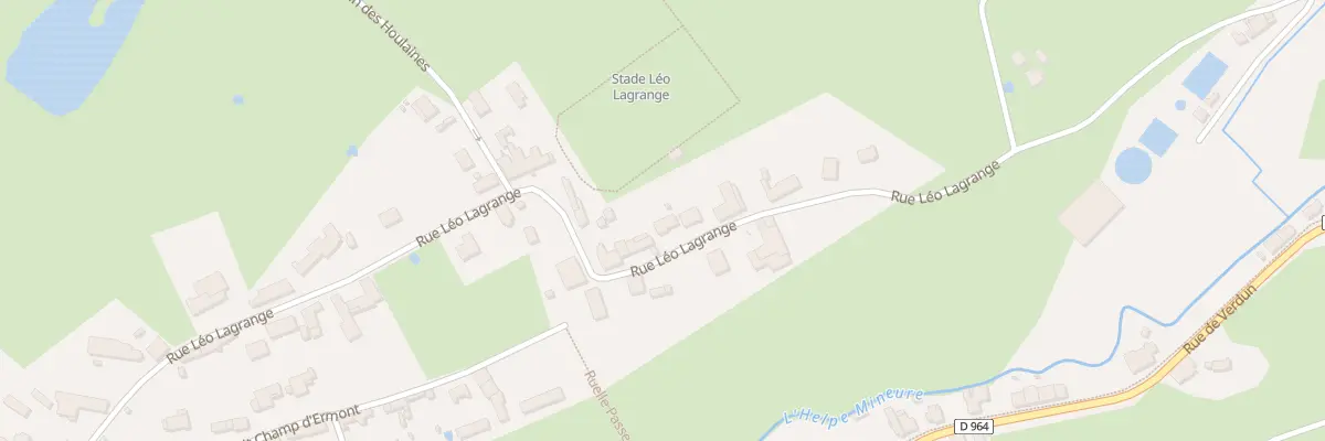 Plan du 54 Rue Léo Lagrange à Wignehies