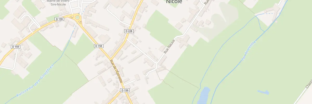 Plan du 5 Rue Neuve à Villers-Sire-Nicole