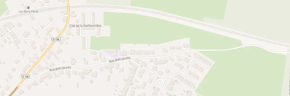 Plan du 27 Rue Jean Jaurès à Rousies