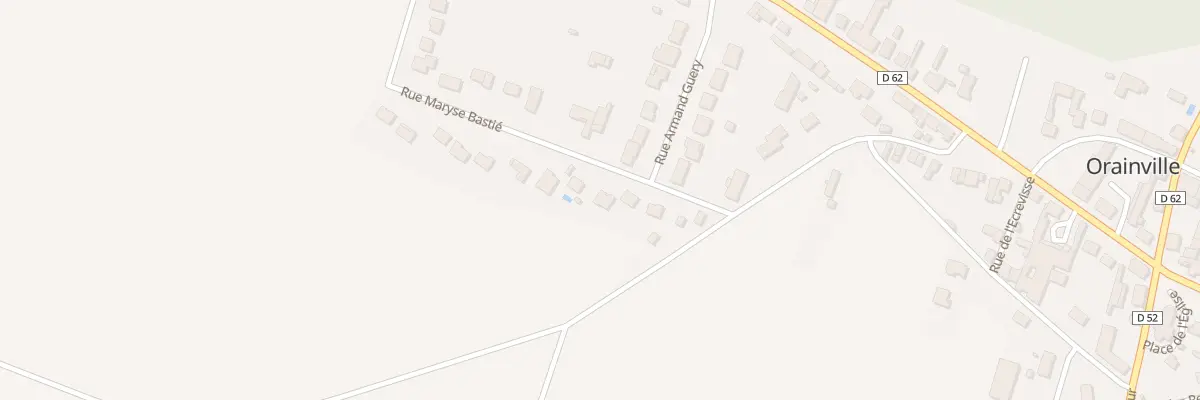 Plan du 23 Rue Maryse Bastié à Orainville