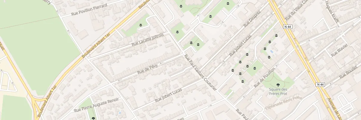 Plan du 183 Rue P Vaillant Couturier à Reims