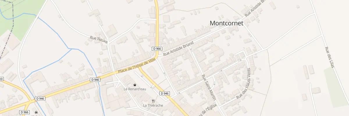 Plan du 4 Rue Aristide Briand à Montcornet