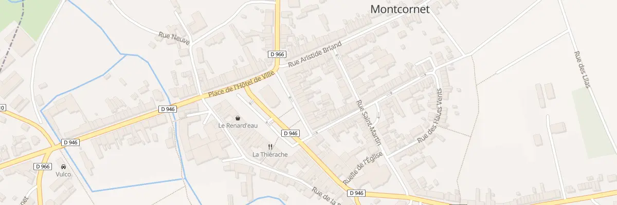 Plan du 23 Pl de l’Hotel de Ville à Montcornet