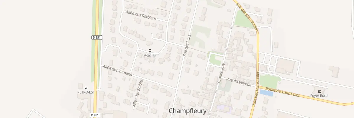 Plan du 18 Rue des Lilas à Champfleury