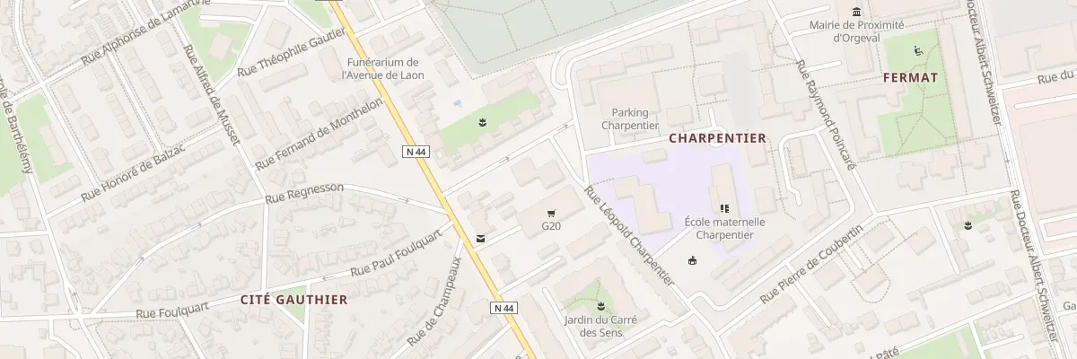 Plan du 27 Rue Leopold Charpentier à Nesle-la-Reposte