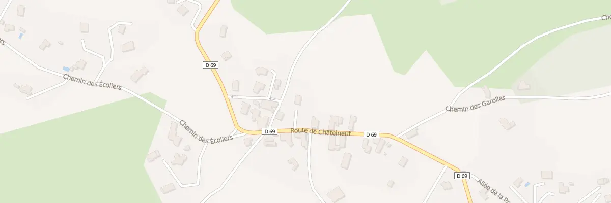 Plan du 1706 Rte de Châtelneuf à Essertines-en-Châtelneuf