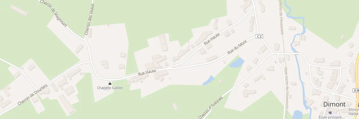 Plan du 26 Rue Haute à Dimont