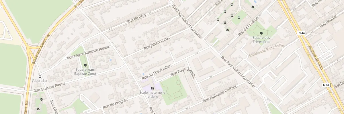 Plan du 16 Rue du Fossé Julien à Reims