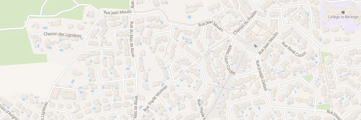 Plan du 6 Rue Frederic Mistral à Baillargues