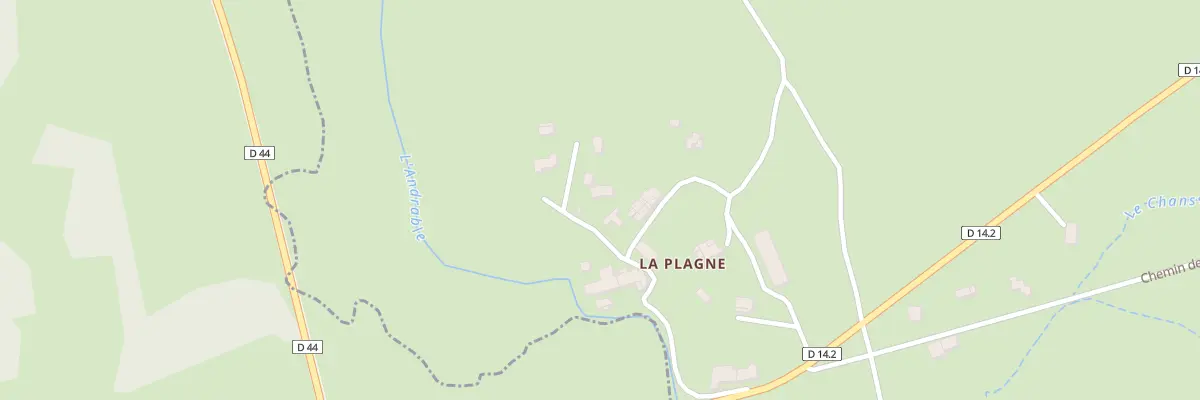 Plan du 46 Che de Gouilloux à Merle-Leignec