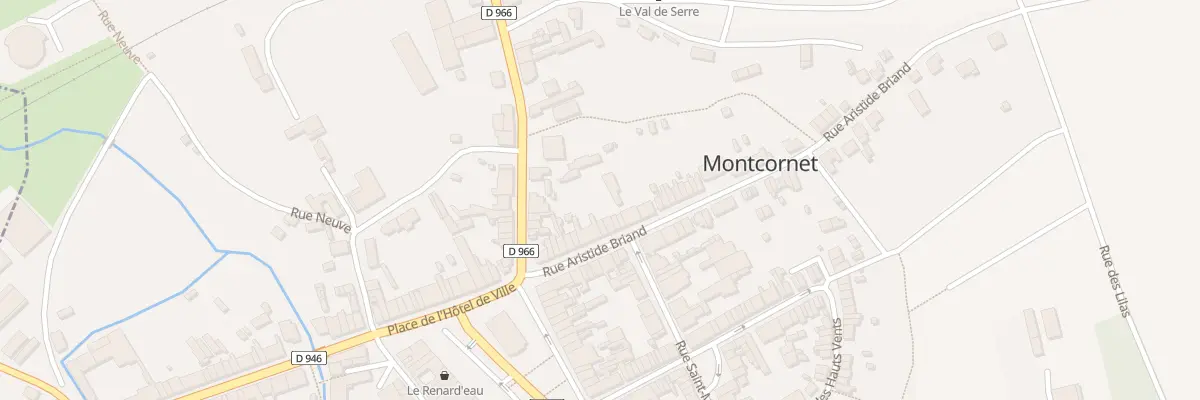 Plan du 17 Rue Aristide Briand à Montcornet