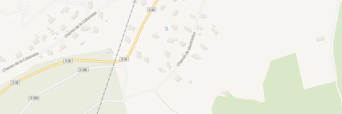 Plan du 3393 Rte de Generargues à Saint-Jean-du-Pin