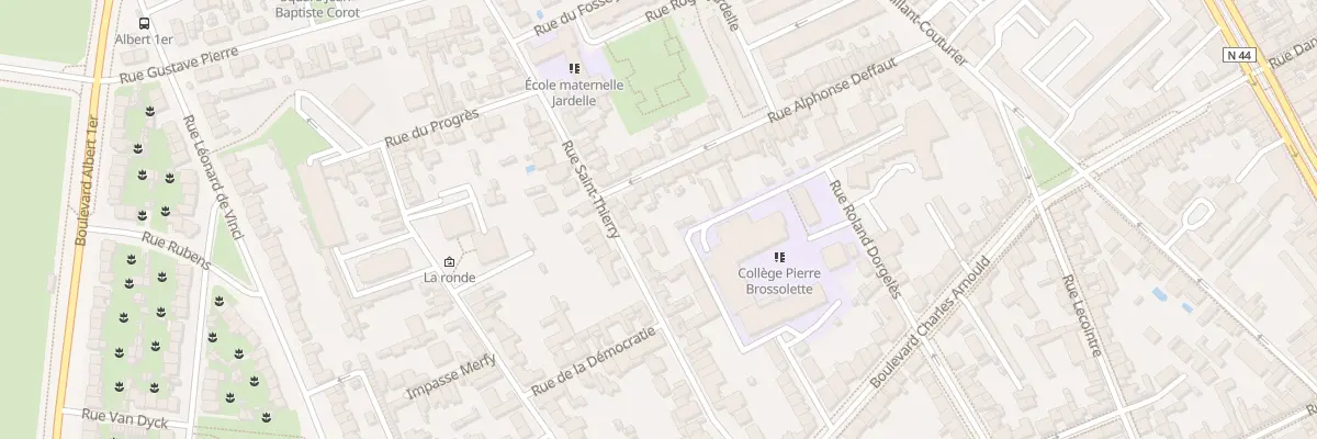 Plan du 61 Rue Alphonse Deffaut à Reims