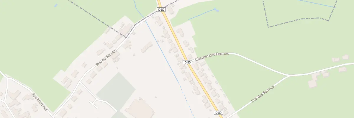 Plan du 45 Rue de Ramousies à Sains-du-Nord