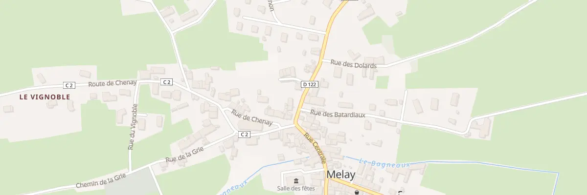 Plan du 5 Rue de Marcigny à Melay