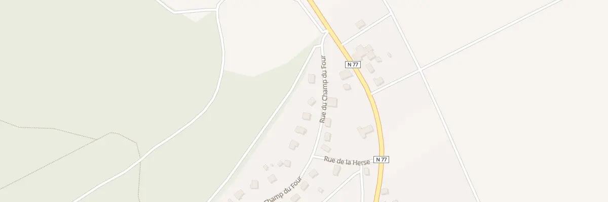 Plan du 4 Rue du Champ du Four à Villery