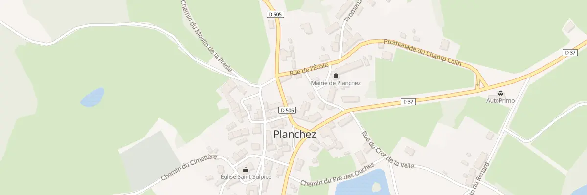 Plan du 5 Rue du Maquis Serge à Planchez