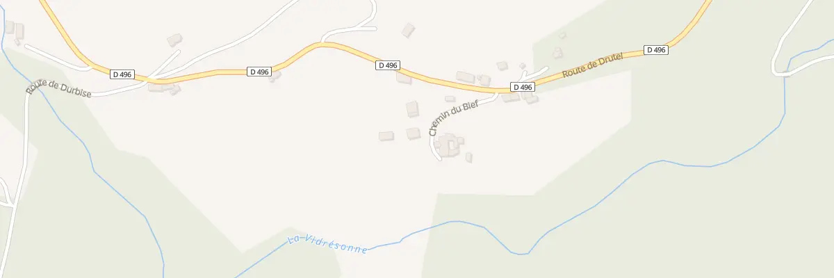 Plan du 80 Che du Bief à Verrières-en-Forez