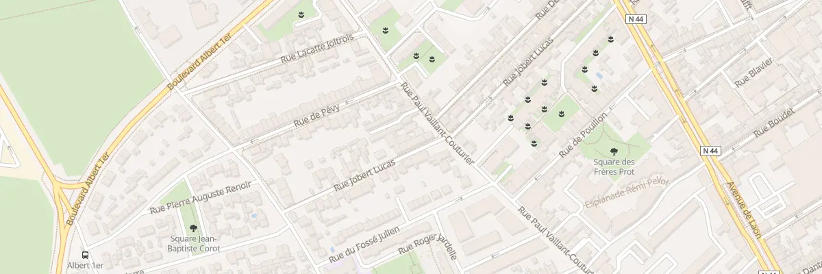 Plan du 169 Rue P Vaillant Couturier à Reims